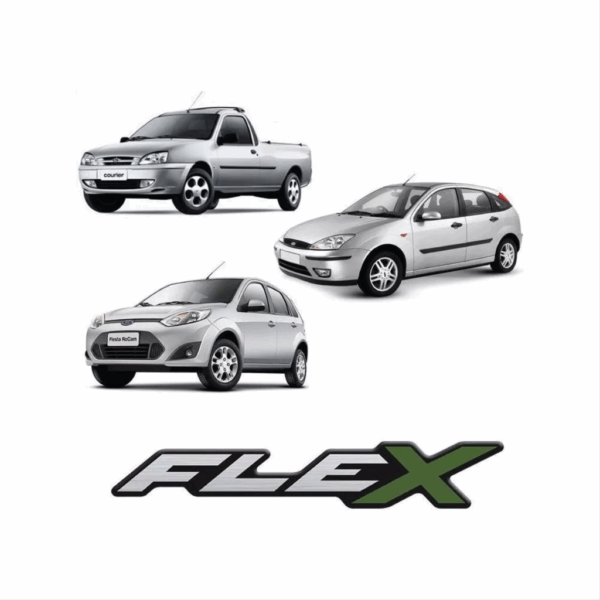 Adesivo Flex Fiesta Ka Ecosport Courier Escovado