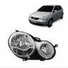 Farol Polo 02/06 Cromado Lado Direito Import