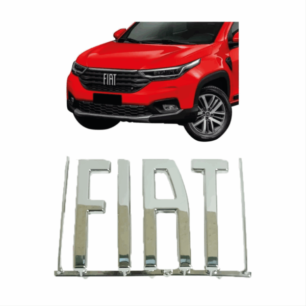 Emblema Grade Strada Toro 2021 Cromado
