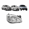 Farol Corsa/Montana 2008/ Cromado Lente Direita BapImports