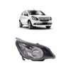 Farol Agile/Montana 09/13 Mascara Negra Lente Direita BapImports