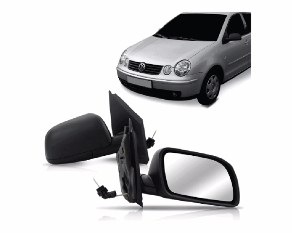 Retrovisor Polo 02/08 Com Contato Lado Direito BapImports