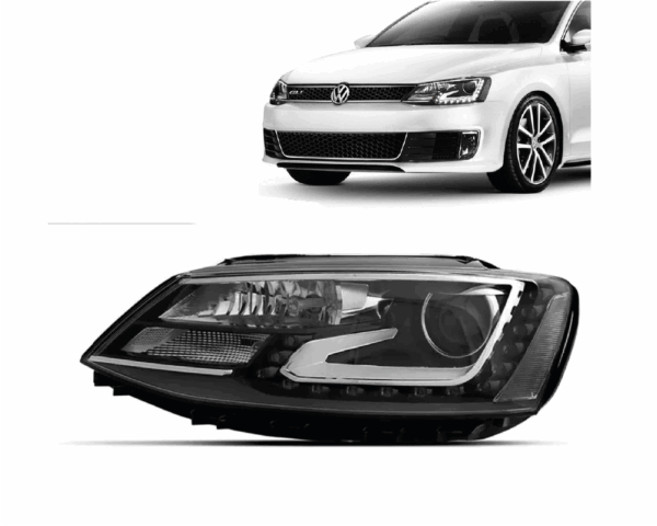 Farol Jetta 15/ Com LED Lado Esquerdo Import