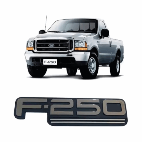 Letreiro F250 Pick-Up 1999 Acima Cromado BapImports