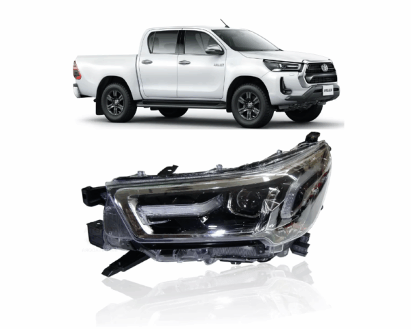 Farol Hilux 21/ Com LED Lado Esquerdo BAP