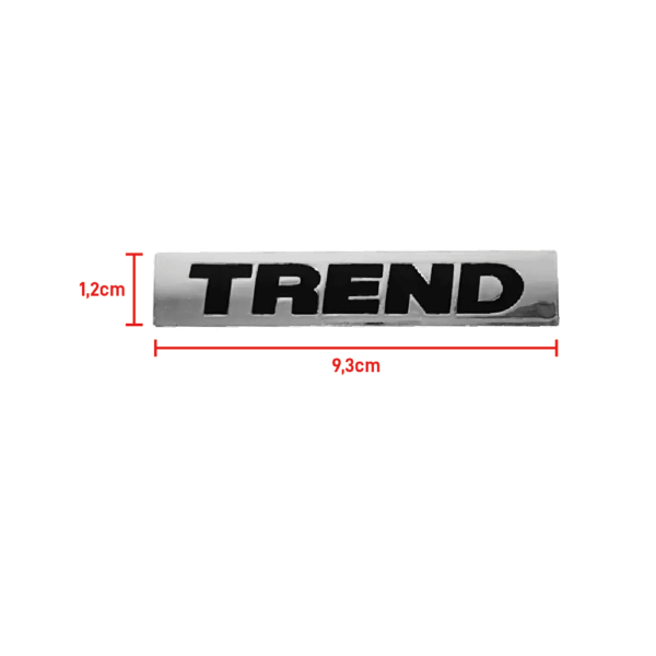 Emblema Trend G5 Cromado Dianteiro BapImports - Imagem 2