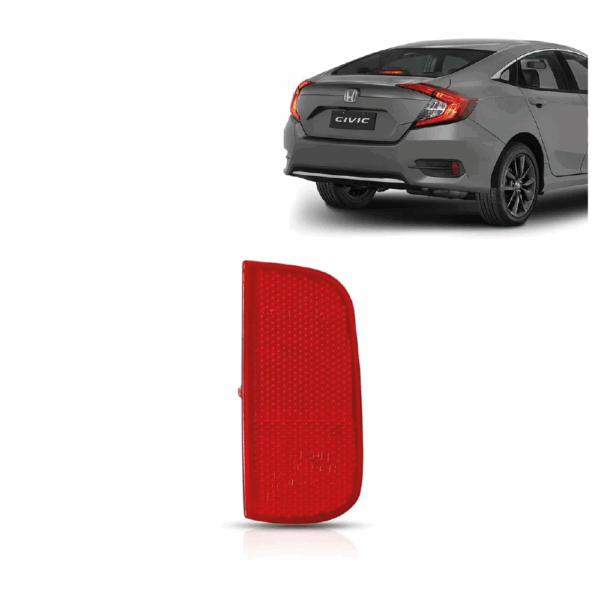 Refletor Parachoque Civic 2017 LD BapImports