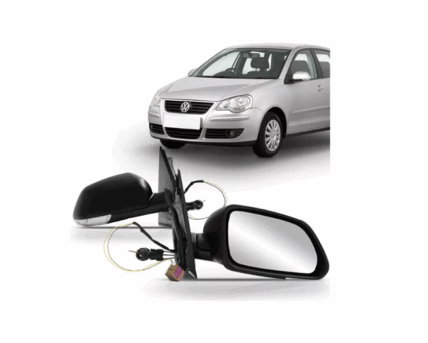 Retrovisor Polo 05/10 Com Contato e Pisca Lado Direito BapImports