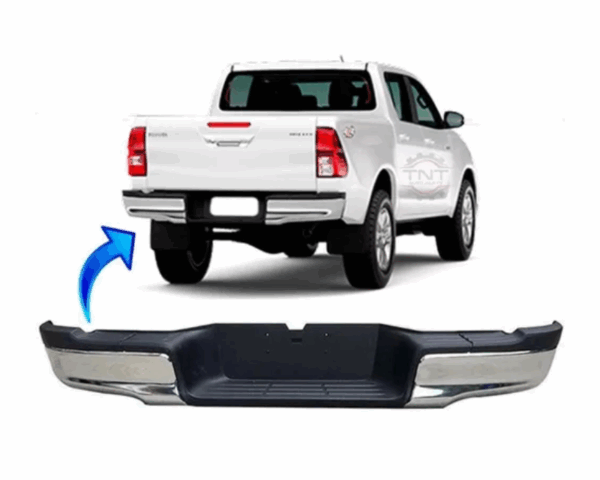 Parachoque Traseiro Hilux 16/23 Preto BapImports