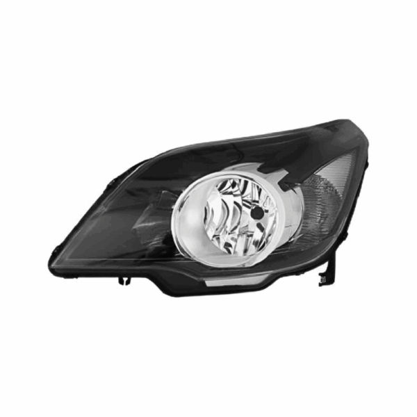 Farol Agile/Montana 09/13 Mascara Negra Aro Cromado Lente Esquerda ARTEB BapImports - Imagem 2