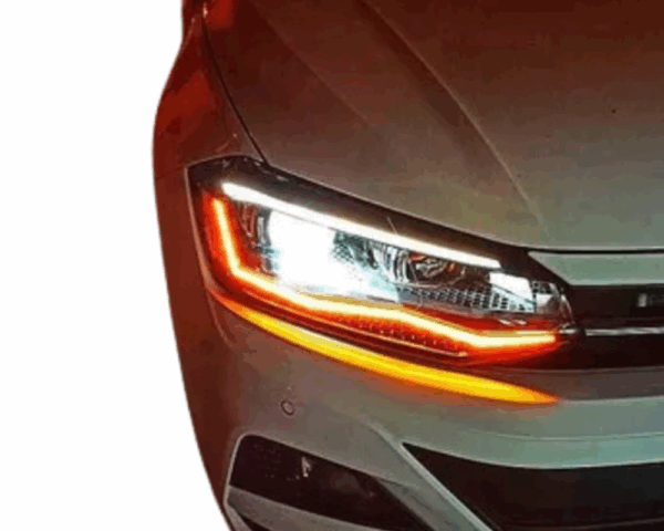 Farol Polo/Virtus 18/21 GTI Com LED Lado Direito Import - Imagem 2