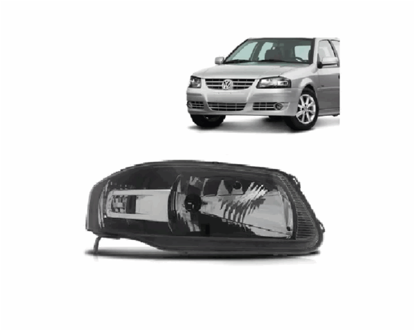 Farol Gol G4 2006 a 2009 Masc Negra LD BapImports