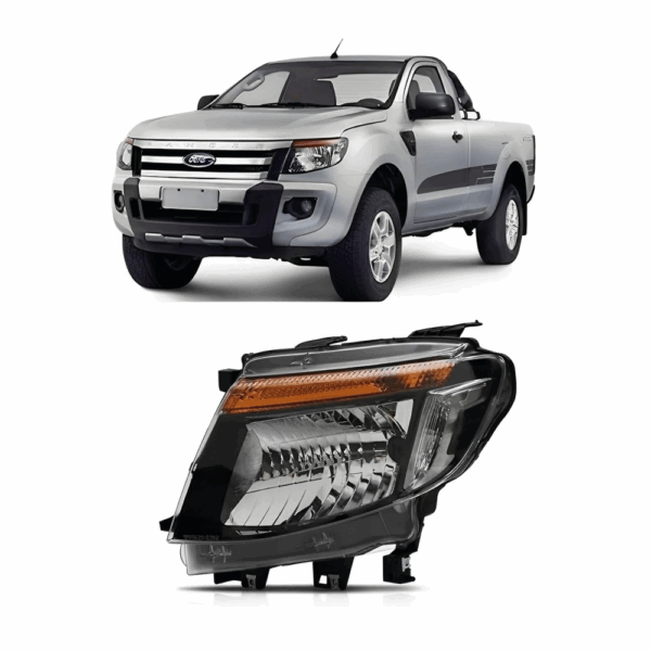 Farol Ranger Mascara Negra 12/15 Lado Esquerdo BapImports