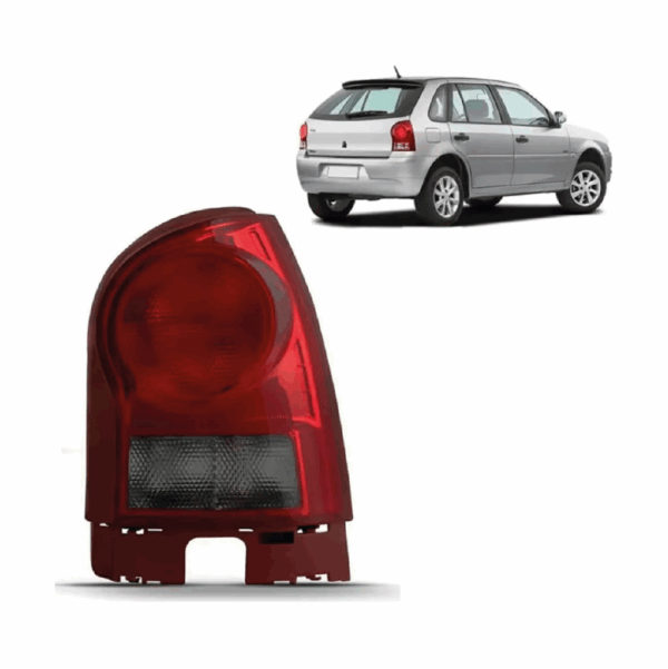 Lanterna Gol GIV Vermelho/Fume Lente Direita BapImports