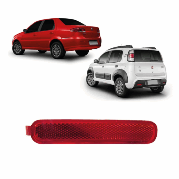 Refletor Siena Uno 2001 a 2018 LE Traseiro BapImports