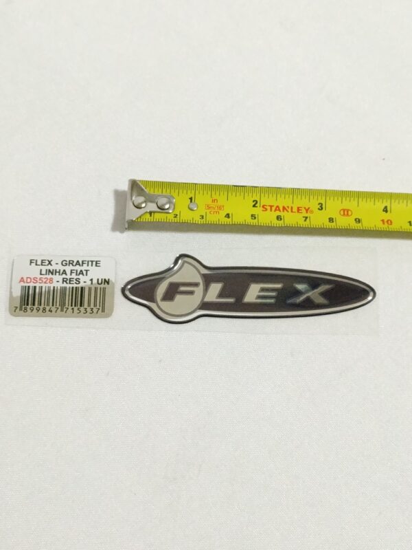 Adesivo Flex Fiat Grafite - Imagem 3