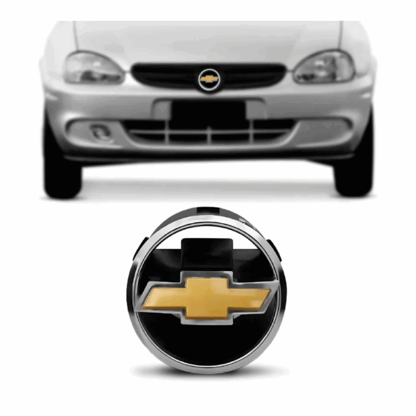 Emblema Grade Corsa 1999 a 2001 Dourado BapImports