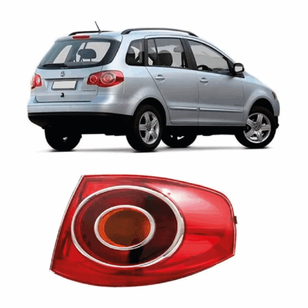 Lanterna Spacefox 2006 a 2010 Lado Direito Carcaca Vermelha BapImports