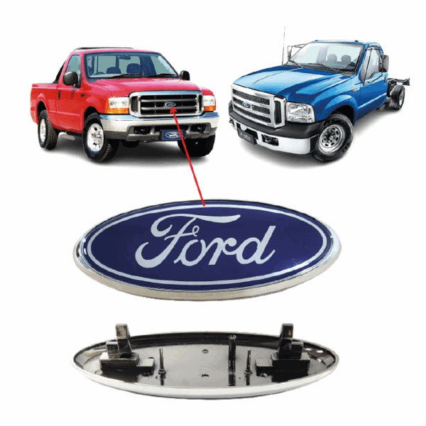 Emblema Grade F250 2006 a 2012 Cromado BapImports