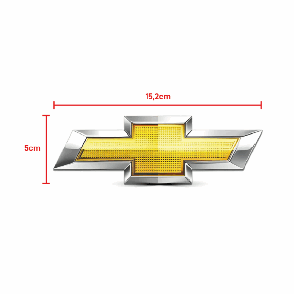 Emblema Grade Agile Montana 2011 a 2015 BapImports - Imagem 2