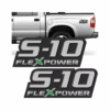 Adesivo S-10 2009 a 2011 Flex Power Verde Grande
