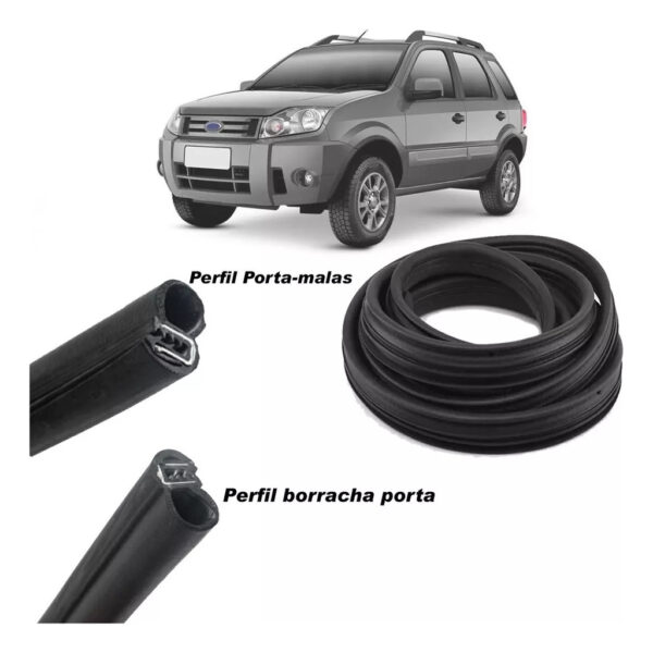 Borracha Porta/Mala Ecosport/Fiesta 04/ BapImports
