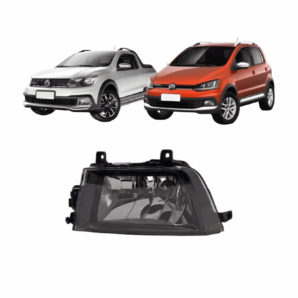 Farol Auxiliar Saveiro Cross G7/Crossfox 15/21 Lente Esquerda BapImports