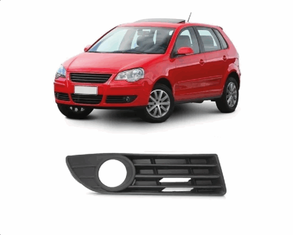 Moldura Farol Aux Polo 06/10 Com Furo Lado Direito Import