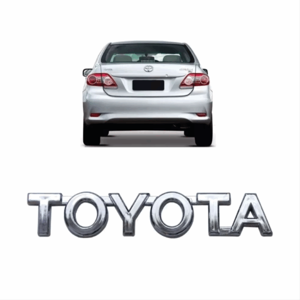 Letreiro Corolla 2009 a 2014 Cromado BapImports