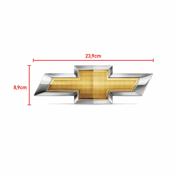 Emblema Grade Cruze Dianteiro Cromado BapImports - Imagem 2
