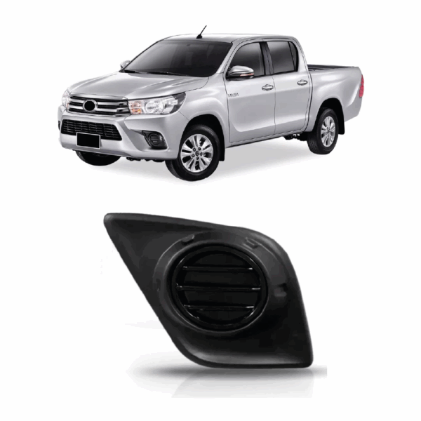 Moldura Farol Auxiliar Hilux 16/ Sem Milha Lente Esquerda BapImports