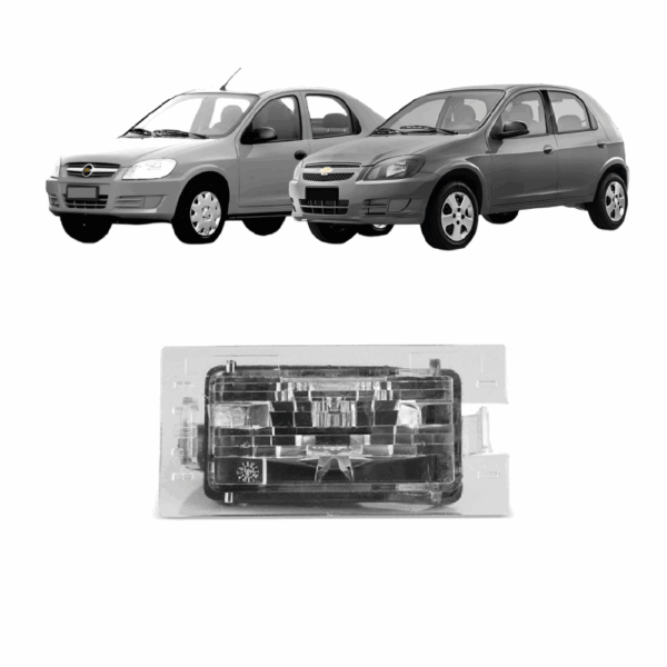 Lanterna Placa Prisma01 a 06 Celta 2007 a 2012 BapImports
