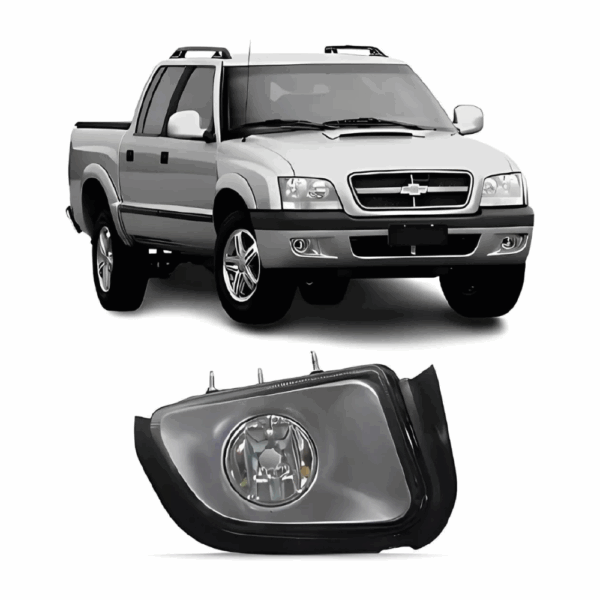 Farol Auxiliar S-10 01/11 Pitbull Lente Direita BapImports
