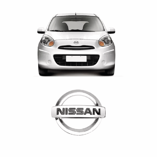 Emblema Grade Nissan March Dianteiro Cromado BapImports