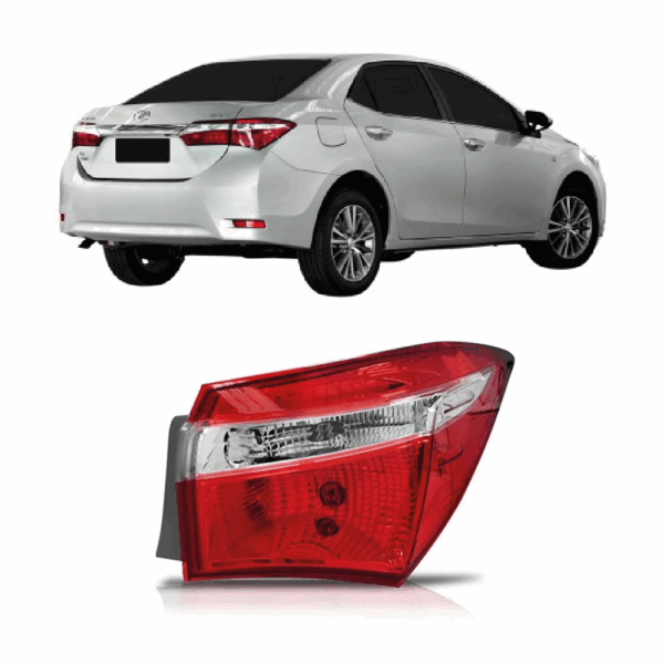 Lanterna Corolla 2018 a 2020 Canto Lente Direita Com LED BapImports