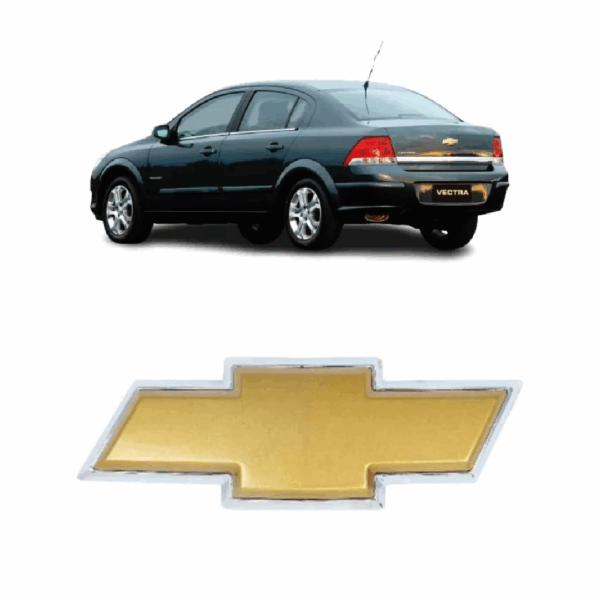 Emblema Mala Vectra 2010 Traseiro Cromado BapImports