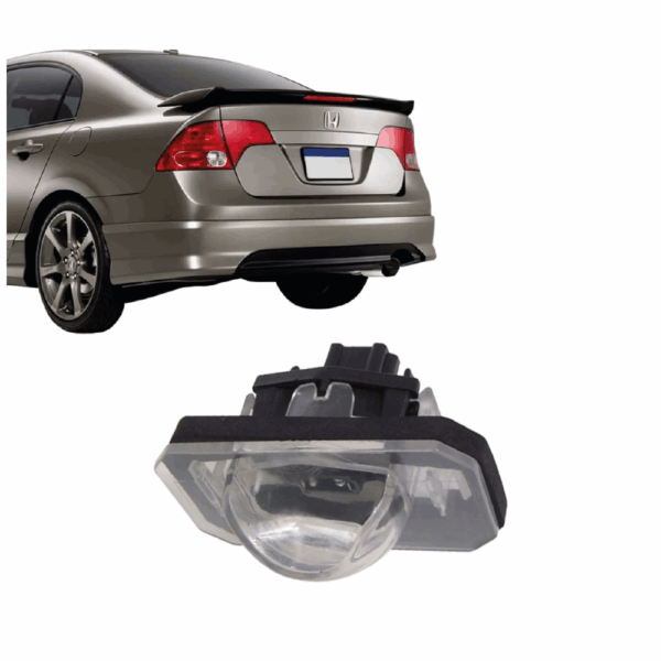 Lanterna Placa Civic 2006 a 2011 Traseira BapImports