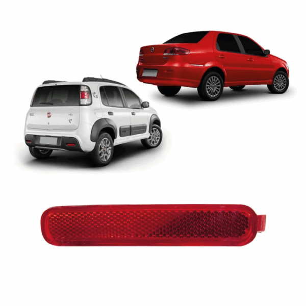 Refletor Siena Uno 2001 a 2018 LD Traseiro BapImports