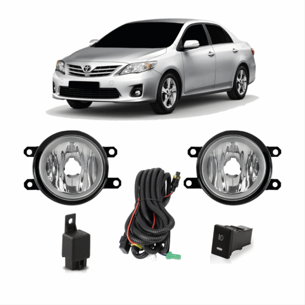 Kit Farol Milha Corolla 2009 a 2011 Completo