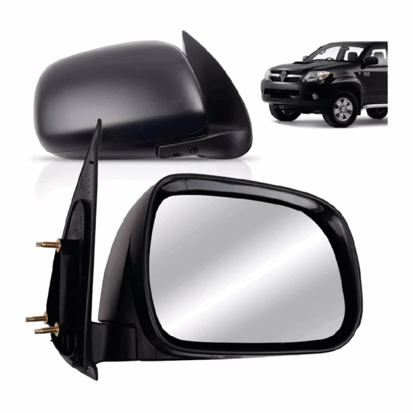 Retrovisor Hilux 05/12 Fixo Preto Lado Direito BapImports