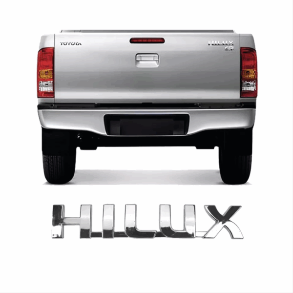 Letreiro Hilux 2005 a 2015 Cromado Traseiro BapImports