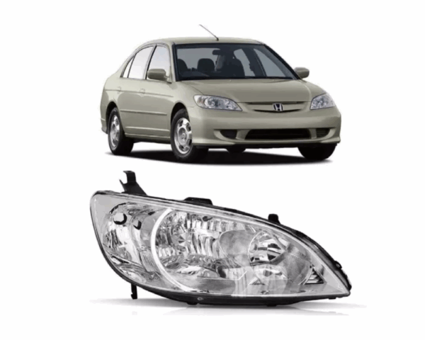 Farol Civic 04/06 Lado Esquerdo Import