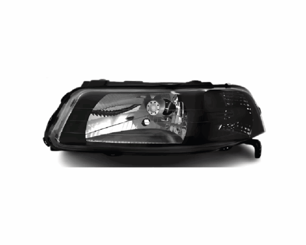 Farol Gol G3 Lado Esquerdo Simples Mascara Negra Import - Imagem 2