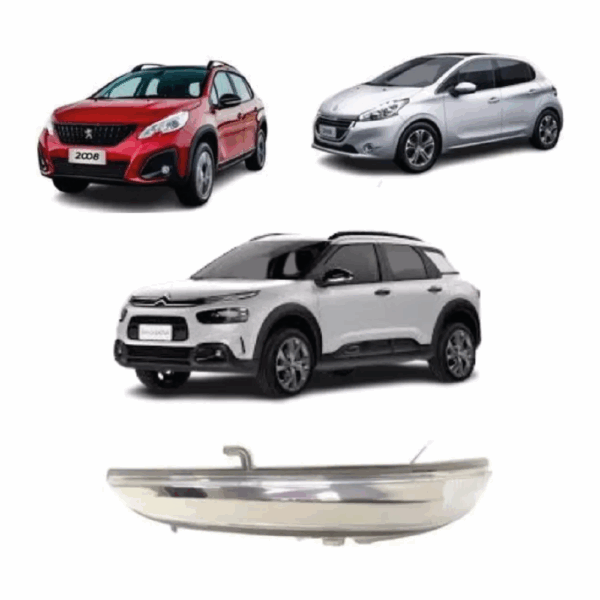 Pisca Retrovisor 208 12 Com C4 Cactus Lado Esquerdo BapImports