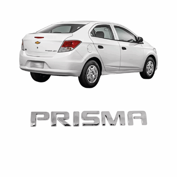 Letreiro Prisma 2008 a 2013 GM Cromado BapImports