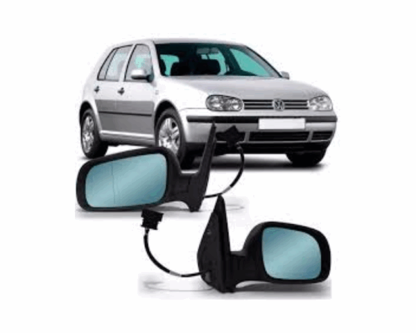 Retrovisor Golf 99/06 Eletrico Lado Direito Com Lente Azul BapImports - Imagem 3