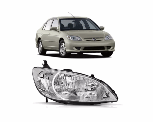 Farol Civic 04/06 Lado Direito Import