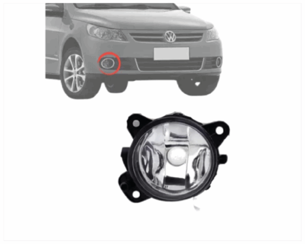 Farol Aux Gol G5/Polo 06/10 Lado Direito Import