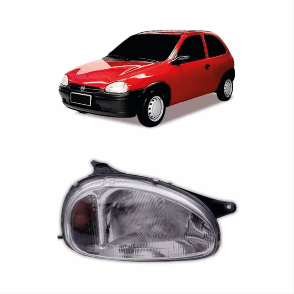 Farol Corsa 94/ Lente Riscada Cristal Direito Arteb BapImports