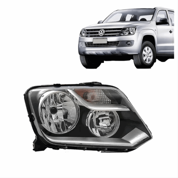 Farol Amarok 2010 a 2018 Com Regulagem Manual Lado Direito